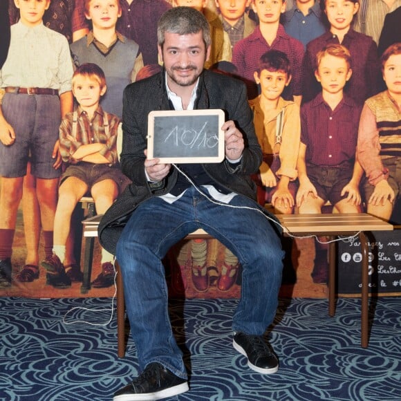 Exclusif - Le chanteur Grégoire à la générale du spectacle musical Les Choristes au théâtre des Folies Bergère à Paris, le 2 mars 2017. © Gorassini-Moreau/Bestimage