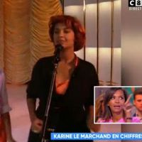 Karine Le Marchand : Sa première télé "avec 10 kilos de plus et une perruque" !