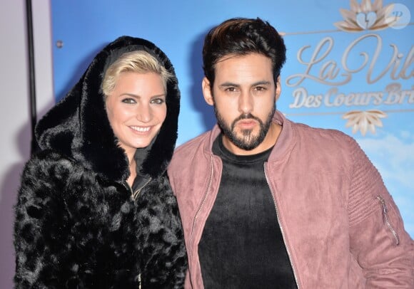 Nadège Lacroix et Gabano - Photocall de la saison 3 de l'émission de télé-réalité "La villa des coeurs brisés" à la Tour TF1 à Boulogne-Billancourt, le 27 novembre 2017/ © Veeren/Bestimage