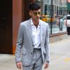Zayn Malik quitte l'appartement de Gigi Hadid à New York le 17 janvier 2018.