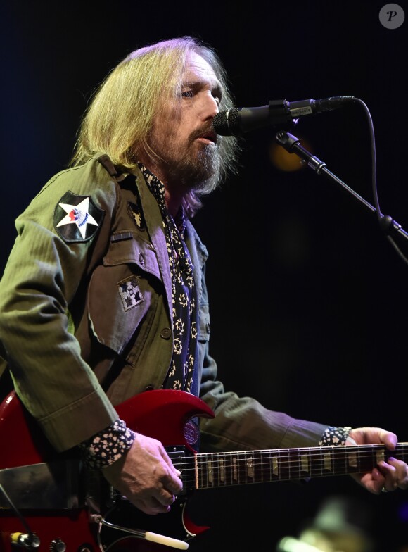 Tom Petty et son groupe Heartbreakers en concert à Chicago le 23 août 2014