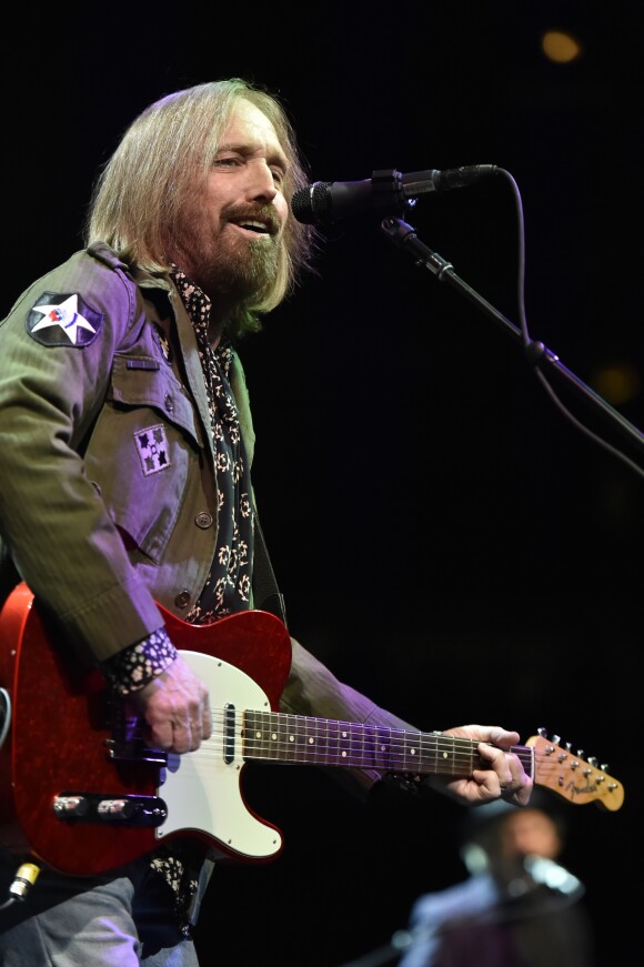 Tom Petty et son groupe Heartbreakers en concert à Chicago le 23 août 2014