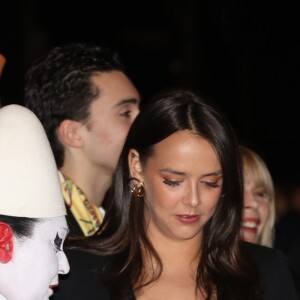 Pauline Ducruet était particulièrement sexy, très décolletée, aux côtés de sa mère la princesse Stéphanie de Monaco et sa soeur Camille Gottlieb lors de la représentation du 20 janvier 2018 au 42e Festival International du Cirque de Monte-Carlo, sous le chapiteau de Fontvieille. © Jean-Charles Vinaj/Pool Monaco/Bestimage