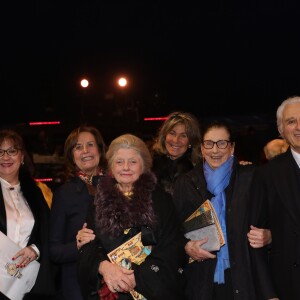 La princesse Stéphanie de Monaco était accompagnée de ses deux filles, Pauline Ducruet et Camille Gottlieb, le 19 janvier 2018 pour le 2e jour du 42e Festival International du Cirque de Monte-Carlo. © Jean-Charles Vinaj/Pool Monaco/Bestimage