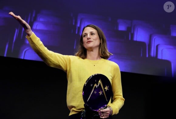Camille Cottin, prix d'interprétation féminine dans le film « Larguées » lors de la soirée de clôture et remise de prix du 21ème festival international du film de comédie de l'Alpe d'Huez le 20 janvier 2018. © Dominique Jacovides / Bestimage