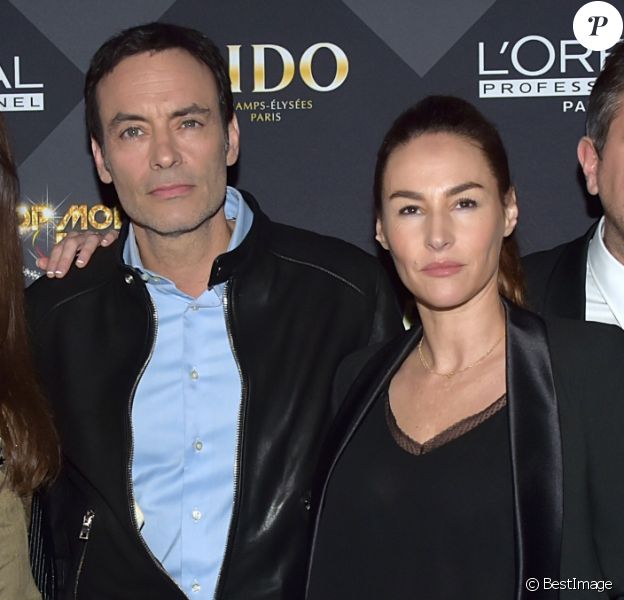 Laura Messia, Frédérique Bel, Anthonny Delon, Vanessa Demouy, Jeremy Urbain, Adriana Karembeu - Photocall de 14ème édition de la finale du concours Top Model Belgium au Lido à Paris le 21 janvier 2018. © Giancarlo Gorassini/Bestimage