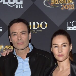 Laura Messia, Frédérique Bel, Anthonny Delon, Vanessa Demouy, Jeremy Urbain, Adriana Karembeu - Photocall de 14ème édition de la finale du concours Top Model Belgium au Lido à Paris le 21 janvier 2018. © Giancarlo Gorassini/Bestimage