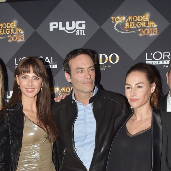 Laura Messia, Frédérique Bel, Anthonny Delon, Vanessa Demouy, Jeremy Urbain - Photocall de 14ème édition de la finale du concours Top Model Belgium au Lido à Paris le 21 janvier 2018. © Giancarlo Gorassini/Bestimage