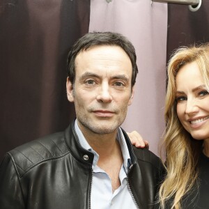 Exclusif - Anthony Delon et Adriana Karembeu - 14e édition de la finale du concours Top Model Belgium au Lido à Paris le 21 janvier 2018. © Marc-Ausset Lacroix/Bestimage