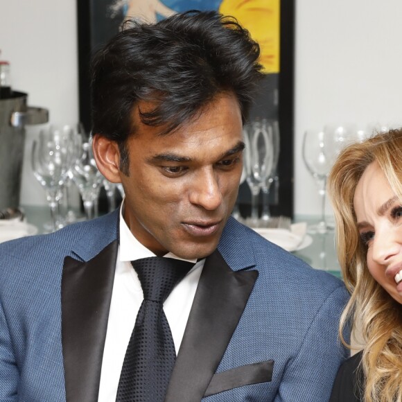 Exclusif - Satya Oblette (Satya Oblet) et Adriana Karembeu - 14e édition de la finale du concours Top Model Belgium au Lido à Paris le 21 janvier 2018. © Marc-Ausset Lacroix/Bestimage