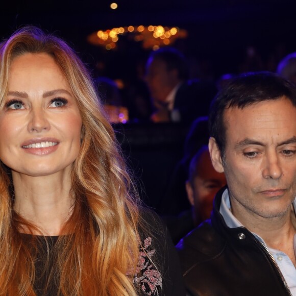 Exclusif - Anthony Delon et Adriana Karembeu - 14e édition de la finale du concours Top Model Belgium au Lido à Paris le 21 janvier 2018. © Marc-Ausset Lacroix/Bestimage