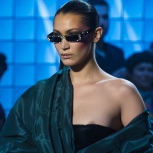 Bella Hadid walks on the runway during the Alexandre Vauthier Haute Couture Fashion Show during Paris Fashion Week Spring Summer 2018 held in Paris, France on January 23, 2018. Photo by Alban Wyters/ABACAPRESS.COM23/01/2018 - Paris