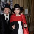 André Chapelle et sa femme Nana Mouskouri - Hommage rendu à l'acteur, réalisateur, scénariste et écrivain français Jean-Claude Brialy à l'occasion du 10ème anniversaire de sa mort au CNC (Centre National du Cinéma et de l'Image Animée) à Paris, France, le 20 novembre 2017.