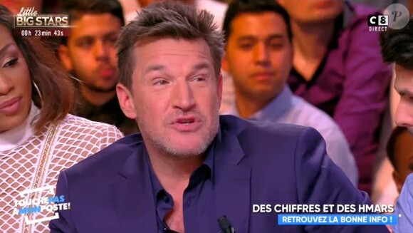 Benjamin Castaldi révèle, dans "Touche pas à mon poste" (C8) le 25 janvier 2018, le salaire qu'il touchait à TF1.
