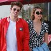 Gregg Sulkin et Sistine Stallone dans les rues de Beverly Hills le 24 janvier 2018