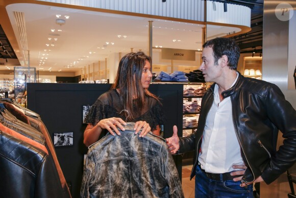 Exclusif - Lancement de la collection cuirs Anthony Delon 1985 en présence du créateur Anthony Delon au Pop-Up Store "Anthony Delon 1985" du Printemps Haussmann à Paris, le 19 janvier 2018. © Philippe Doignon/Bestimage