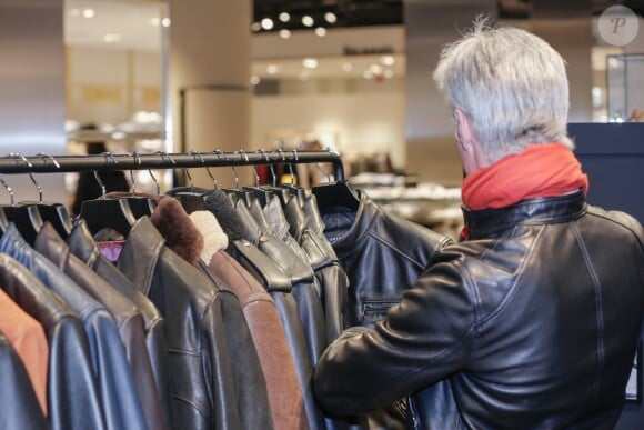 Exclusif - Lancement de la collection cuirs Anthony Delon 1985 en présence du créateur Anthony Delon au Pop-Up Store "Anthony Delon 1985" du Printemps Haussmann à Paris, le 19 janvier 2018. © Philippe Doignon/Bestimage