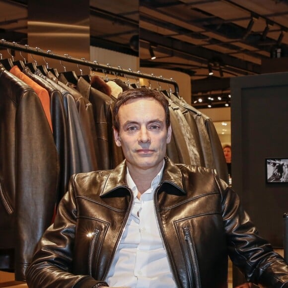 Exclusif - Lancement de la collection cuirs Anthony Delon 1985 en présence du créateur Anthony Delon au Pop-Up Store "Anthony Delon 1985" du Printemps Haussmann à Paris, le 19 janvier 2018. © Philippe Doignon/Bestimage