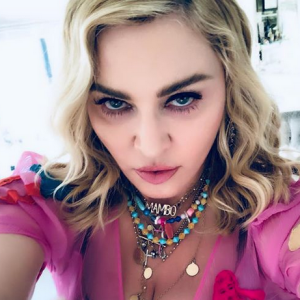 Selfie de Madonna. Décembre 2017.