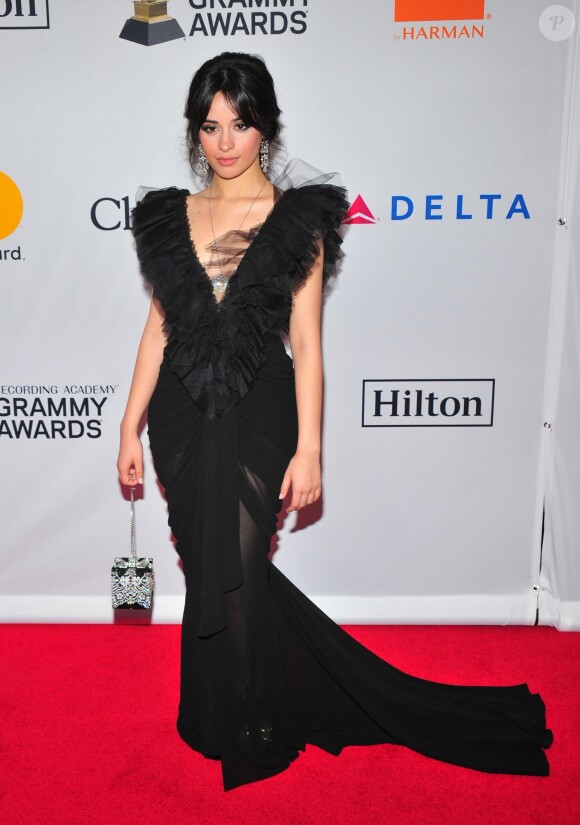 Camila Cabello - Gala pré-Grammy Awards "Salute to Industry Icons" de la Clive Davis Foundation et la Recording Academy à New York, le 27 janvier 2018.