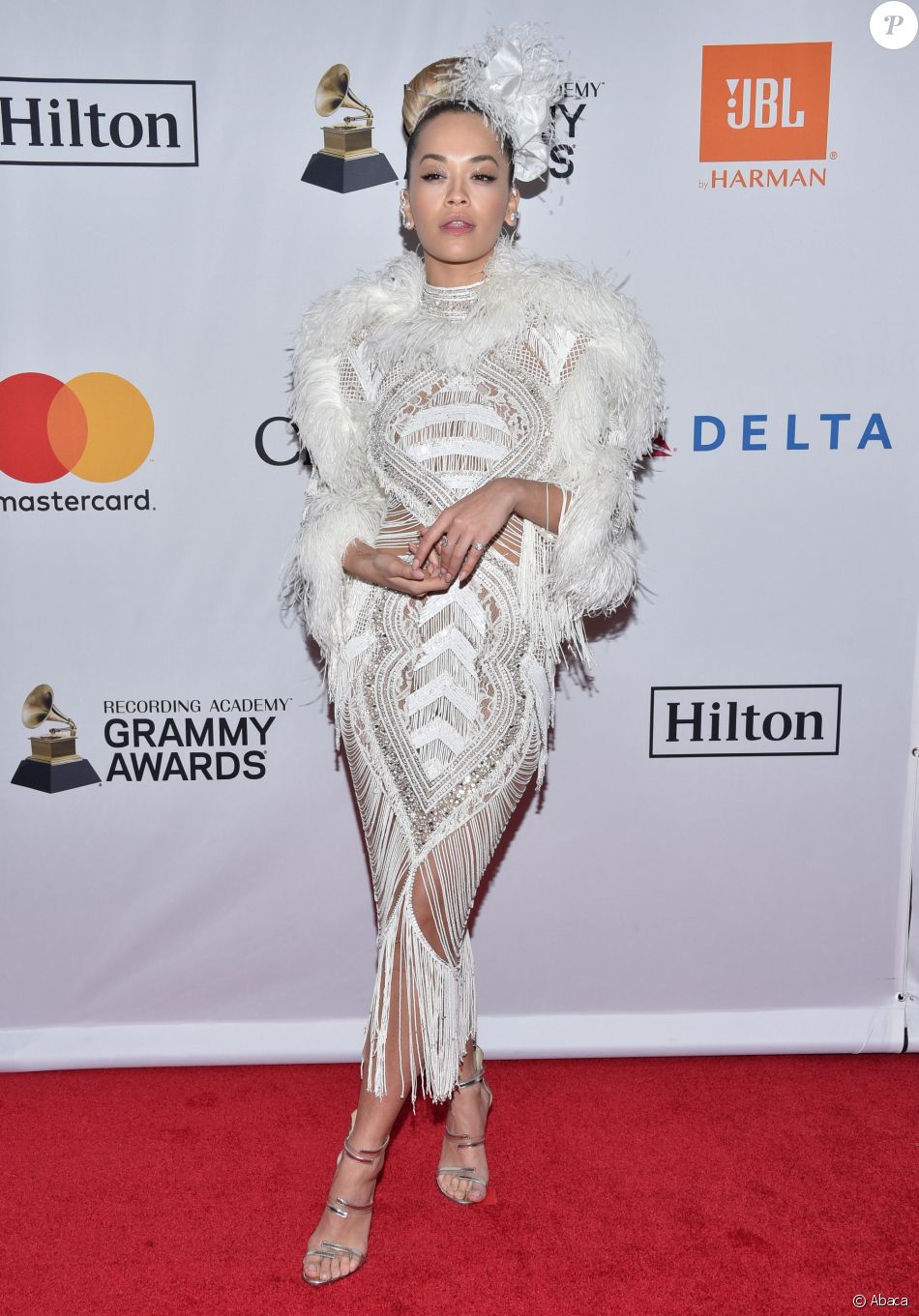 Rita Ora - Gala pré-Grammy Awards Salute to Industry Icons de la Clive