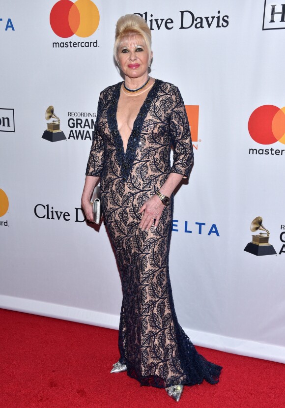 Ivana Trump - Gala pré-Grammy Awards "Salute to Industry Icons" de la Clive Davis Foundation et la Recording Academy à New York, le 27 janvier 2018.