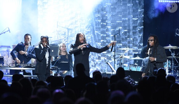 Migos - Gala pré-Grammy Awards "Salute to Industry Icons" de la Clive Davis Foundation et la Recording Academy à New York, le 27 janvier 2018.