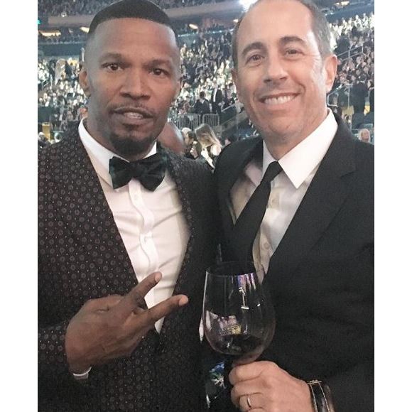 Jamie Foxx à la 60e édition des Grammy Awards le 28 janvier 2018