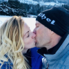 Sébastien Ogier et sa femme Andrea Kaiser aux sports d'hiver à Kitzbühel, photo Instagram 18 janvier 2017.