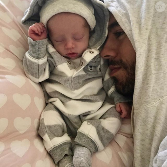 Enrique Iglesias et sa fille Lucy. Janvier 2018.