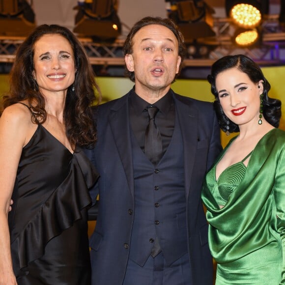 Andie MacDowell, Vincent Perez, Dita von Teese - Soirée "Lambertz Monday Night 2018" à Cologne en Allemagne le 29 janvier 2018.