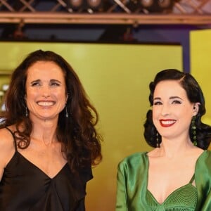 Andie MacDowell, Dita von Teese - Soirée "Lambertz Monday Night 2018" à Cologne en Allemagne le 29 janvier 2018.