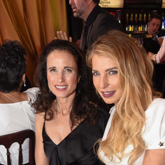 Andie MacDowell, Giulia Siegel - Soirée "Lambertz Monday Night 2018" à Cologne en Allemagne le 29 janvier 2018.