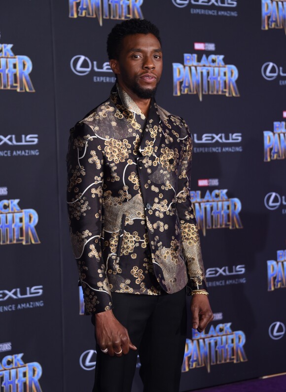 Chadwick Boseman - Avant-première de 'Black Panther' à Hollywood, le 29 janvier 2018 © Chris Delmas/Bestimage