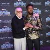 Chadwick Boseman et Stan Lee - Avant-première de 'Black Panther' à Hollywood, le 29 janvier 2018 © Chris Delmas/Bestimage