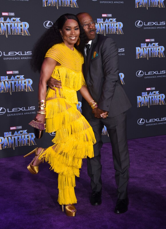 Angela Bassett et son mari Courtney B. Vance - Avant-première de 'Black Panther' à Hollywood, le 29 janvier 2018 © Chris Delmas/Bestimage