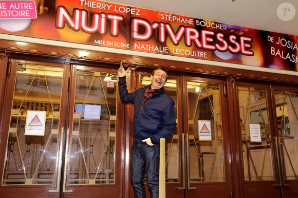 Exclusif - Rendez-vous avec Jean-Luc Reichmann au théâtre de La Michodière à Paris, où il joue dans la pièce "Nuit d'Ivresse". Le 17 janvier 2018