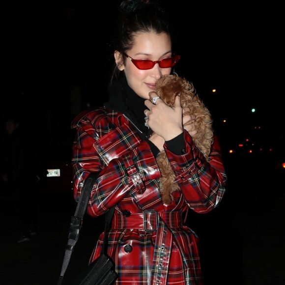 Bella Hadid à New York, le 31 janvier 2018.