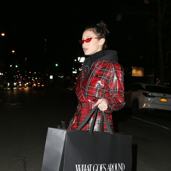 Bella Hadid à New York, le 31 janvier 2018.