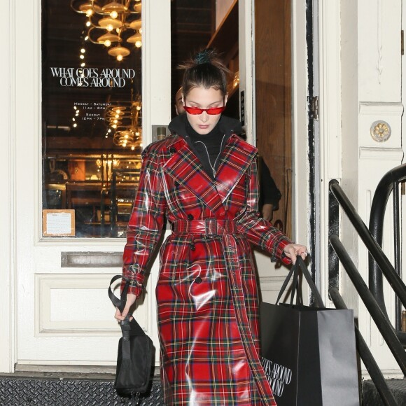 Bella Hadid à New York, le 31 janvier 2018.