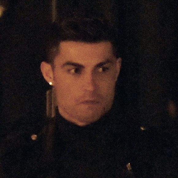 Cristiano Ronaldo fête l'anniversaire de sa compagne Georgina Rodriguez à Marbella. Le 28 janvier 2018.