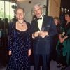 Daniel Toscan du Plantier et sa femme Sophie à Cannes en mai 1992.