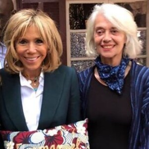 Brigitte Macron a rencontré Valérie Schlumberger, la maman de Léa Seydoux, au Sénégal. Instagram, le 2 février 2018. 