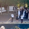 Mariage de John Stamos (ex-mari de Rebecca Romijn) et de Caitlin McHugh à Studio City, Californie, le 3 février 2018.