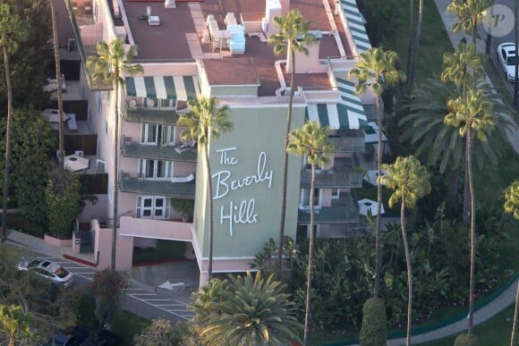 L'hôtel "The Beverly Hills" où a eu lieu le cambriolage - Mariage de John Stamos (ex-mari de Rebecca Romijn) et de Caitlin McHugh à Studio City, Californie, le 3 février 2018.