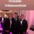 Kylian Mbappé et Ronaldo à l'anniversaire de Neymar organisé le 4 février 2018 à Paris.