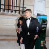 Alphonse Areola et sa femme Marion - Anniversaire du joueur de football du Paris Saint-Germain (PSG), le brésilien Neymar Jr qui fête ses 26 ans au Pavillon Cambon (1er arrondissement) à Paris, France, le 4 février 2018.