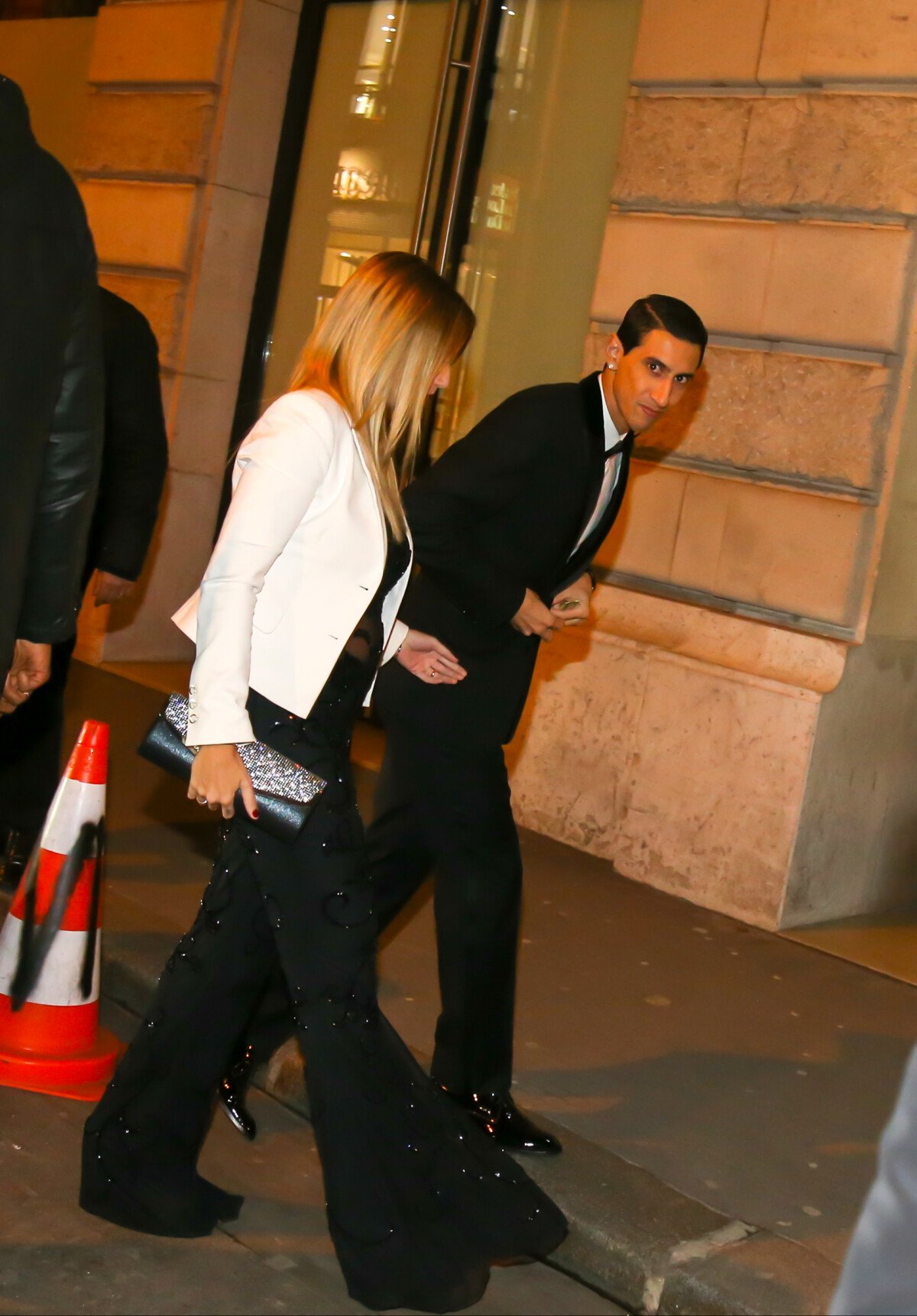 Photo : Ángel Di María et sa femme Jorgelina Cardoso - Anniversaire du  joueur de football du Paris Saint-Germain (PSG), le brésilien Neymar Jr qui  fête ses 26 ans au Pavillon Cambon (