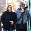 Brooklyn Beckham se balade avec sa petite amie Chloe Grace Moretz dans les rues de New York. Chloe fait du vélo. Le 11 novembre 2017 © CPA/Bestimage 11/11/2017 - New York City