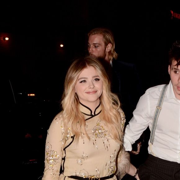 Exclusif - Chloe Moretz fête son 21ème anniversaire avec son compagnon Brooklyn Beckham à Los Angeles le 3 février 2018